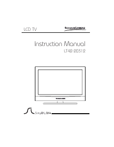 Bedienungsanleitung Schaub Lorenz LT42-20312 LCD fernseher