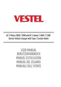 Manual de uso Vestel EVC02-AC3-T2S Estación de carga