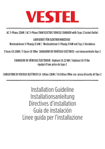 Manual de uso Vestel EVC02-AC011-WM Estación de carga