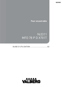Mode d’emploi Valberg MFO 78 P D X701T Four