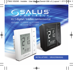 Brugsanvisning Salus VS10BRF Termostat