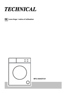 Mode d’emploi Technical WTL1044CF2/1 Lave-linge
