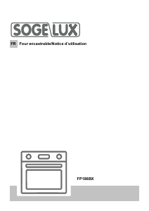 Mode d’emploi Sogelux FP186BX Four