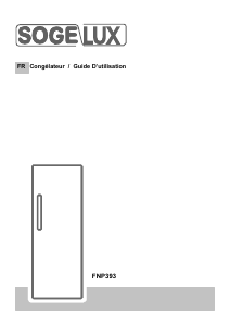 Mode d’emploi Sogelux FNP393 Congélateur