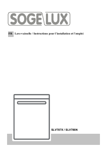 Mode d’emploi Sogelux SLV786N Lave-vaisselle