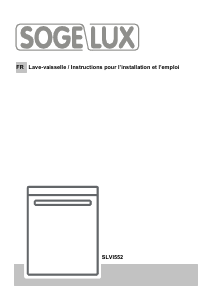 Mode d’emploi Sogelux SLVI552 Lave-vaisselle