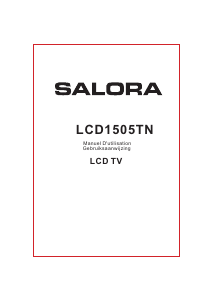 Mode d’emploi Salora LCD1505TN Téléviseur LCD