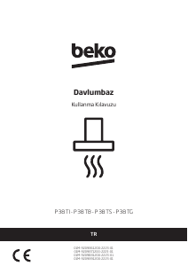 Kullanım kılavuzu BEKO P 38 TS Davlumbaz