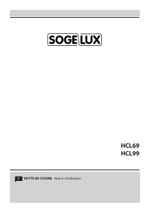 Mode d’emploi Sogelux HCL99XF Hotte aspirante