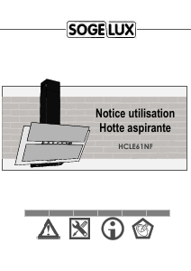 Mode d’emploi Sogelux HCLE61NF Hotte aspirante