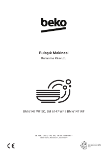 Kullanım kılavuzu BEKO BM 6147 WF Bulaşık makinesi