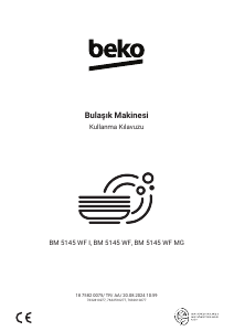Kullanım kılavuzu BEKO BM 5145 WF Bulaşık makinesi