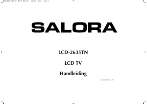 Handleiding Salora LCD2635TN LCD televisie