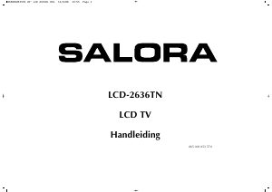 Handleiding Salora LCD2636TN LCD televisie