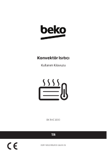 Kullanım kılavuzu BEKO BK RHC 1800 Isıtıcı