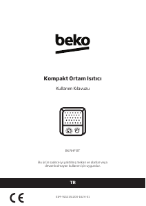 Kullanım kılavuzu BEKO BK RHF BT Isıtıcı