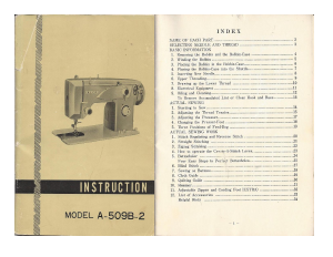 Manual Alco A-509B-2 Sewing Machine