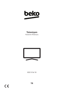 Kullanım kılavuzu BEKO B32 D 561 B LED televizyon