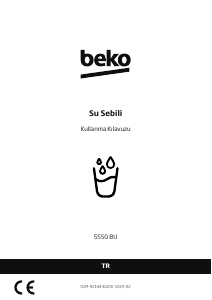 Kullanım kılavuzu BEKO 5550 BU Su sebili