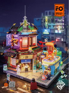 Bedienungsanleitung Lumibricks set F9073 Cyberpunk Neoncity Izakaya