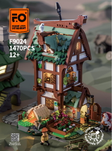 Bedienungsanleitung Lumibricks set F9024 Middle Ages Mittelalterliche Apotheke