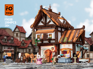 Bedienungsanleitung Lumibricks set F9038 Middle Ages Mittelalterliche Schneiderei
