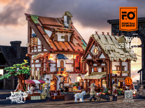Bedienungsanleitung Lumibricks set F9015 Middle Ages Mittelalterlicher Marktplatz