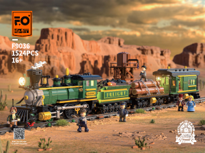 Bedienungsanleitung Lumibricks set F9036 Old West Güterzug aus dem Wilden Westen