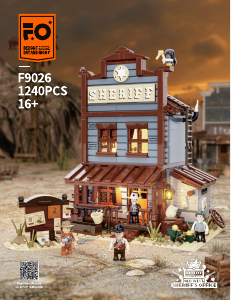 Bedienungsanleitung Lumibricks set F9026 Old West Sheriffbüro im Wilden Westen