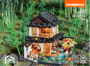Bedienungsanleitung Lumibricks set L9075 Retro House Bambushaus
