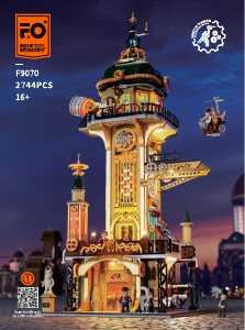 Bedienungsanleitung Lumibricks set F9070 Steampunk World Wachturm