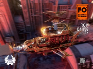 Bedienungsanleitung Lumibricks set F9014 Steampunk World Die Light Catcher - Steampunk-Luftschiff