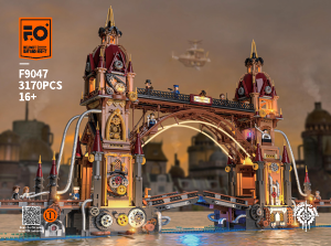 Manual Lumibricks set F9047 Steampunk World City bridge
