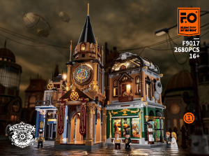 Bedienungsanleitung Lumibricks set F9017 Steampunk World Handelszentrum
