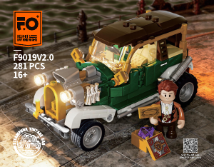 Bedienungsanleitung Lumibricks set F9019 Steampunk World Rennwagen
