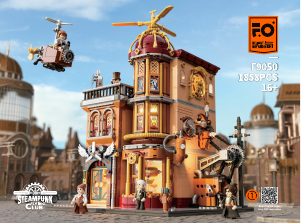 Bedienungsanleitung Lumibricks set F9050 Steampunk World Fliegerclub