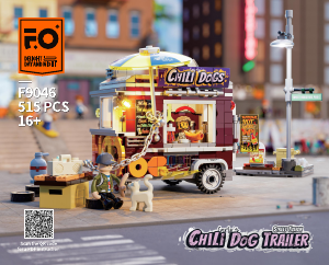 Bedienungsanleitung Lumibricks set F9046 Street Fusion Chili-Dog-Foodtruck