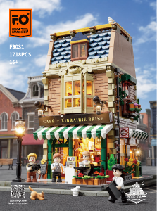 Bedienungsanleitung Lumibricks set F9031 Town Life Elsas Buchcafé