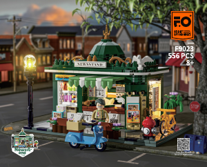 Bedienungsanleitung Lumibricks set F9023 Town Life Zeitungskiosk