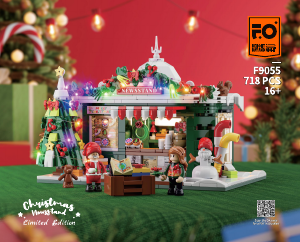 Bedienungsanleitung Lumibricks set F9055 Town Life Weihnachts-Kiosk