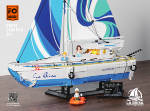 Bedienungsanleitung Lumibricks set F9074 Vacation Segelyacht - La Brisa