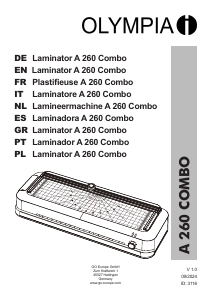 Bedienungsanleitung Olympia A 260 Combo Laminiergerät