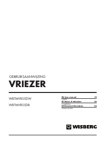 Mode d’emploi Wisberg WBTMVR55DW Congélateur