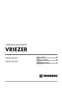 Mode d’emploi Wisberg WBVR186NFE Congélateur