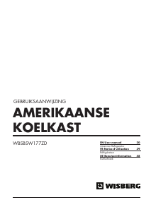 Bedienungsanleitung Wisberg WBSBSW177ZD Kühl-gefrierkombination