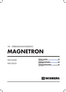 Bedienungsanleitung Wisberg WB1M20B Mikrowelle
