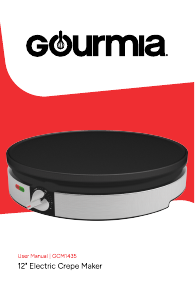 Handleiding Gourmia GCM1435 Crepemaker