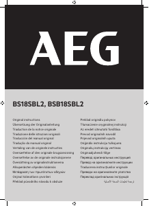 Manual AEG BS18SBL2202C Berbequim