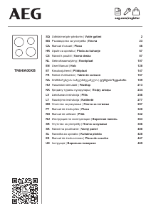Manual de uso AEG TN64IA00XB Placa