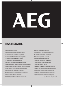 Priručnik AEG BSS18SRABL0 Udarni ključ